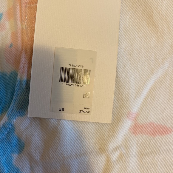 Levi’s tie dye Great for Summer jean skirt size 28 - Picture 3 of 5